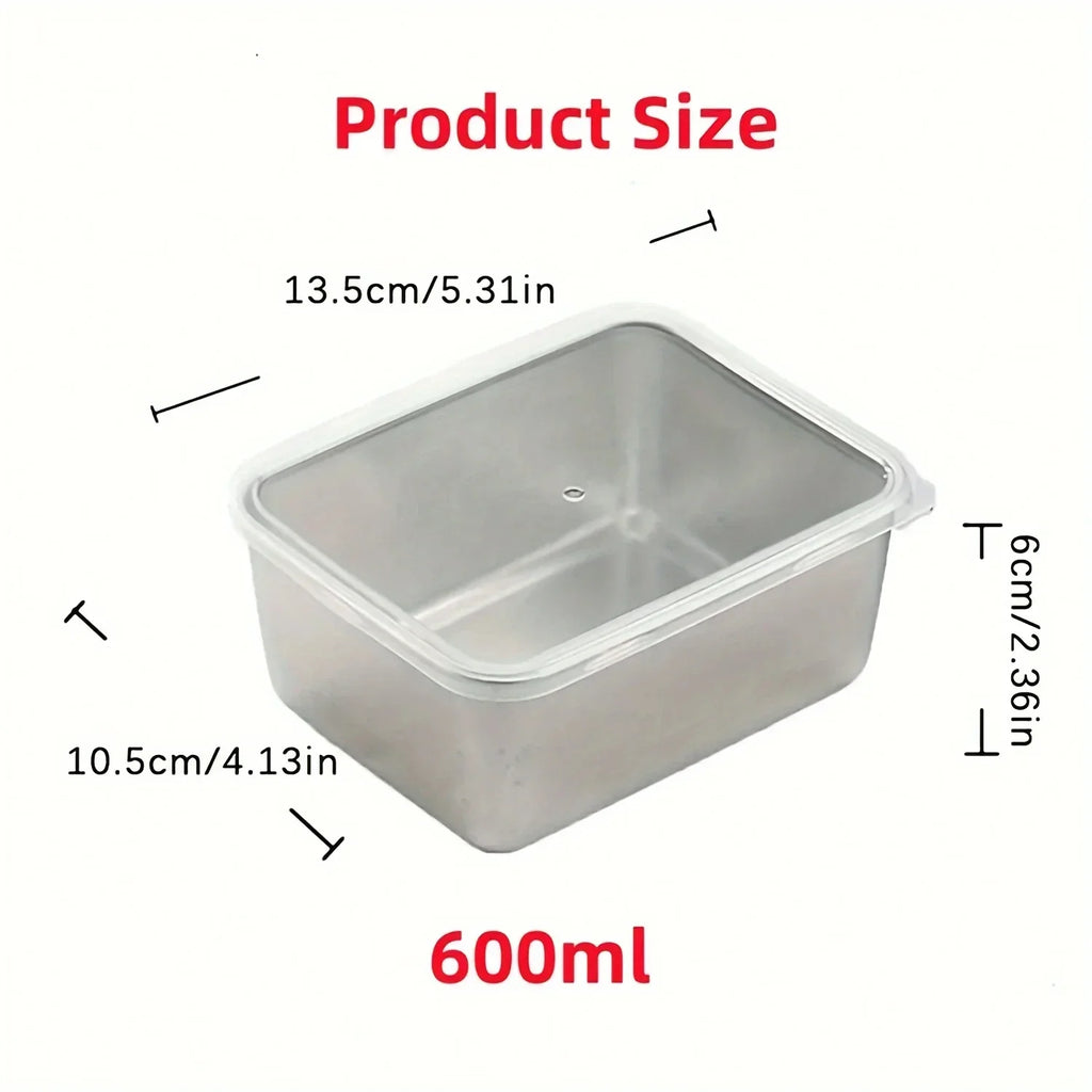 Eco-Friendly Stainless Steel Food Storage Set – Leakproof, Reusable & Perfect for On-the-Go