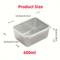 Eco-Friendly Stainless Steel Food Storage Set – Leakproof, Reusable & Perfect for On-the-Go