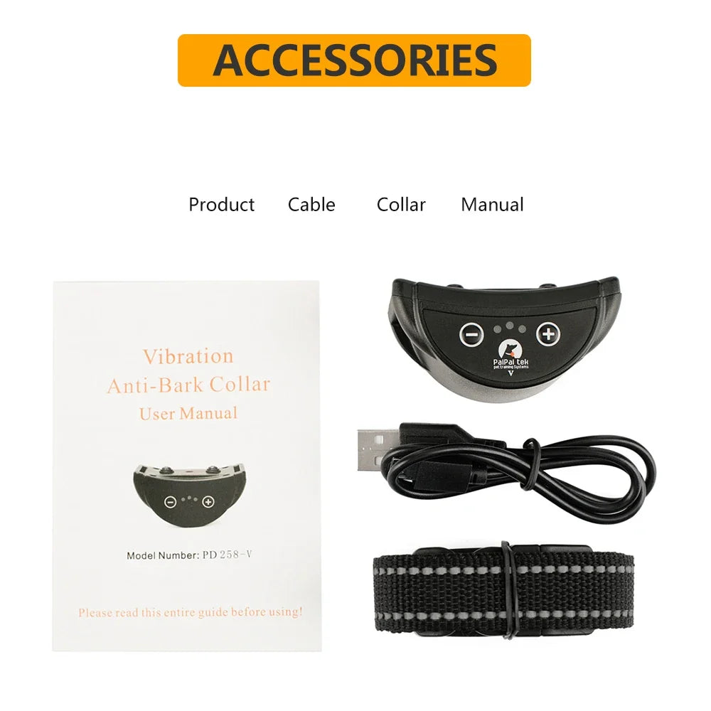 Humane Anti-Bark Collar for Peaceful, Quiet Training