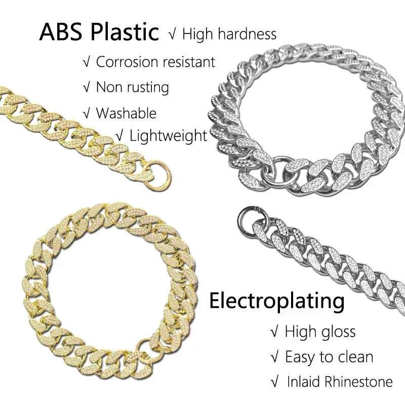 Dog Chain Collar for Your Confident Pet | Stylish & Strong