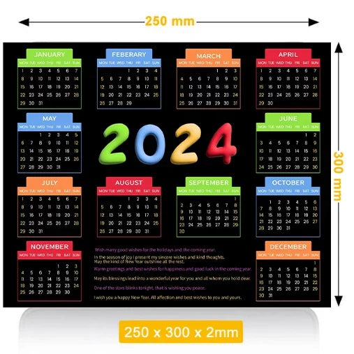 Gaming Large Mousepad – Anti-Slip Rubber Desk Mat with Stitched Edge, Extra-Large Mousepad