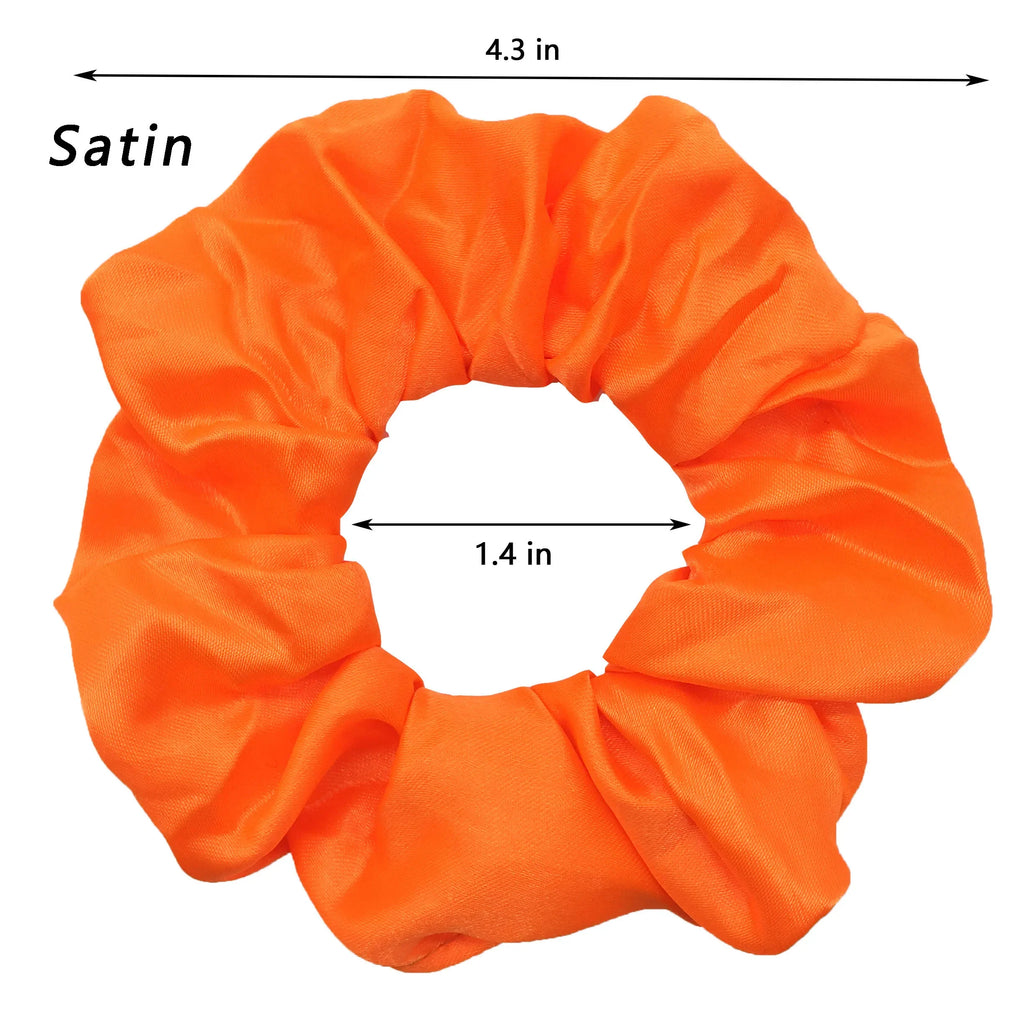 Satin Scrunchies Set for Women & Girls – 25/10/6 Pcs Elastic Hair Bands | Soft Silk Ponytail Holders & Fashion Hair Accessories