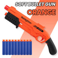 New Outdoor Kids Soft Bullet Blaster Manual Foam Dart Launcher Battle Toy Gun with Safe Ammo Multi-Color Options for Children's