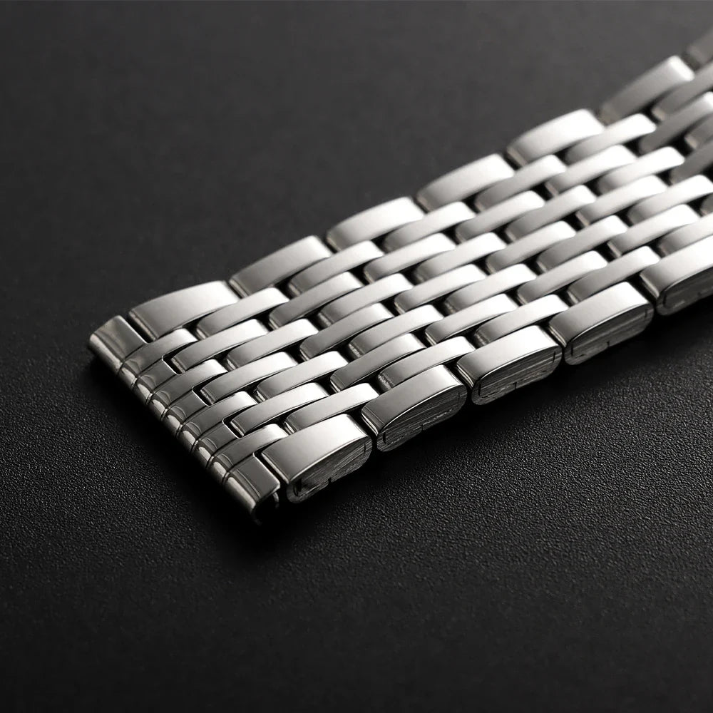 Stainless Steel Watchband Premium Bracelet Straps 18mm 20mm 22mm Universal Metal Watch Band Folding Buckle for Seiko for Rolex