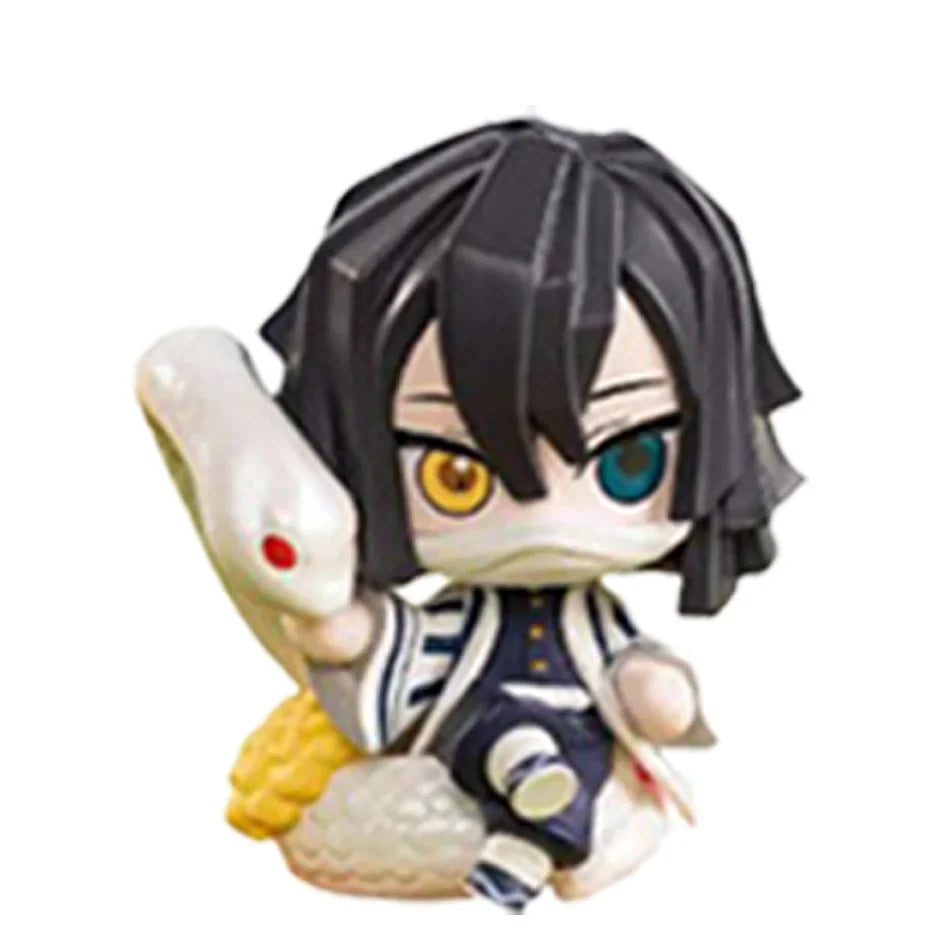 Demon Slayer Tanjiro Kamado Nezuko anime cartoon figure blind box creative personalized statue model ornament surprise gift box