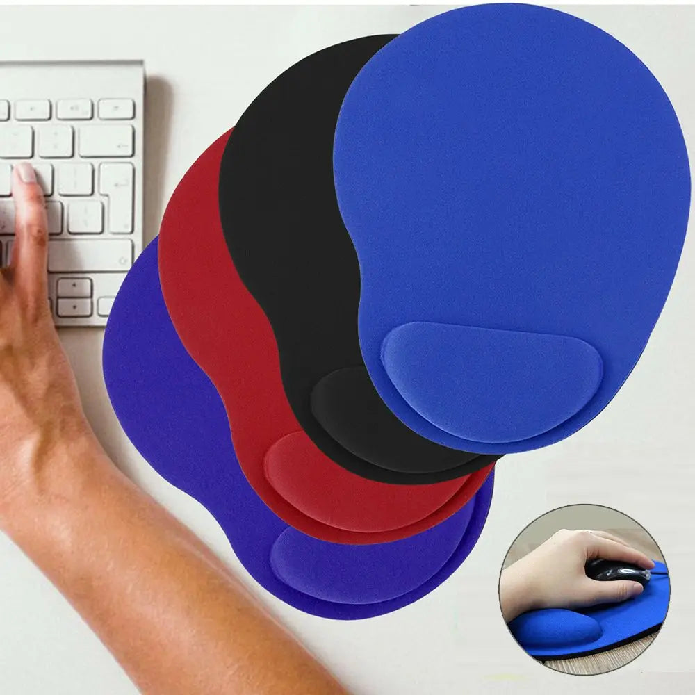 Ergonomic Wrist Rest Mouse Pad – Soft Non-Slip Mousepad with Comfortable Wrist Support for PC & Laptop