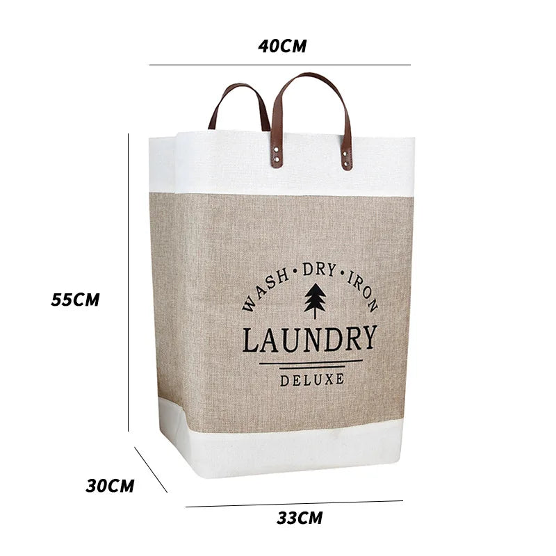 Eco-Friendly Foldable Laundry Basket – Large & Portable
