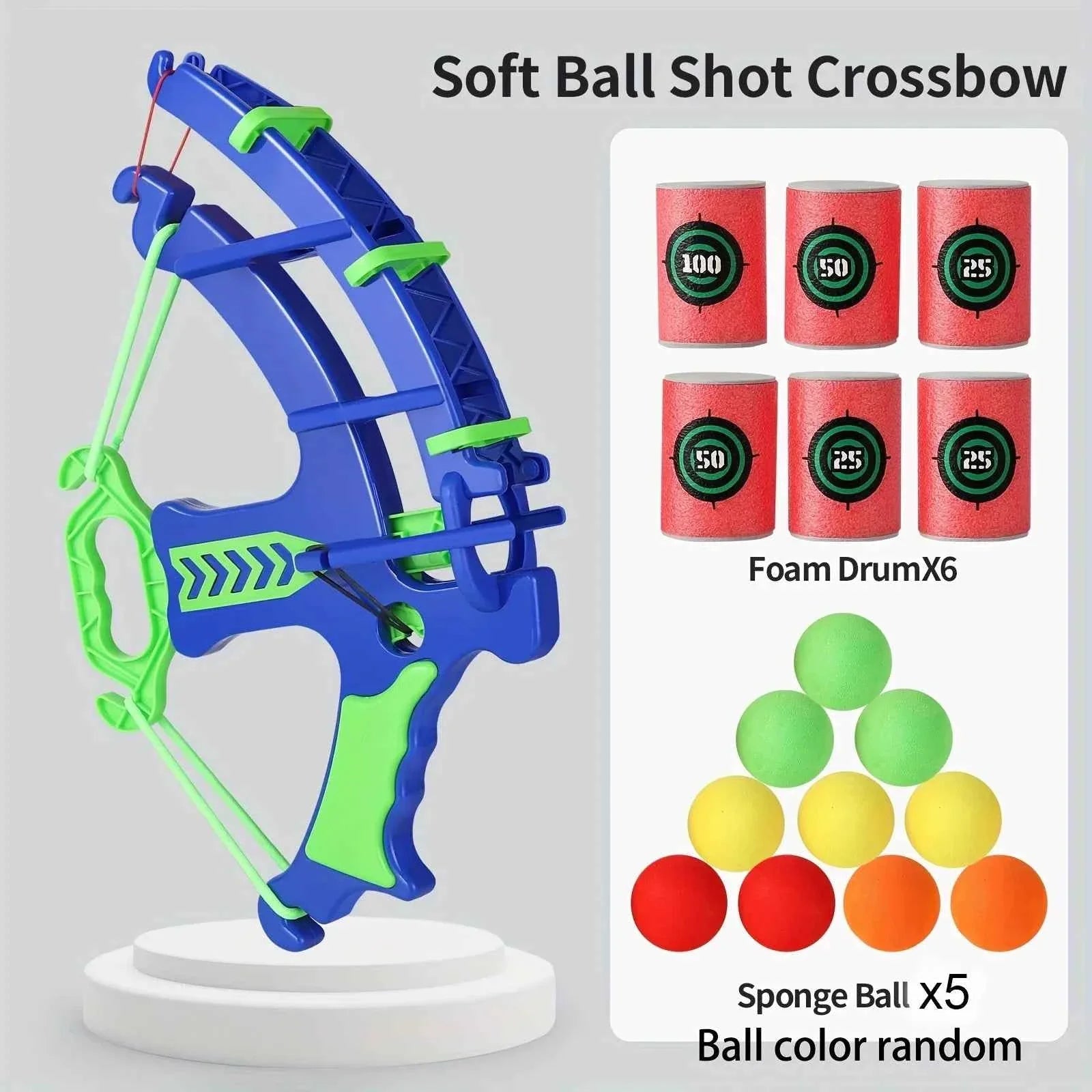Soft Bullet Target Practice Toy for Children, Educational Shooting Practice Toys with Soft Bullets