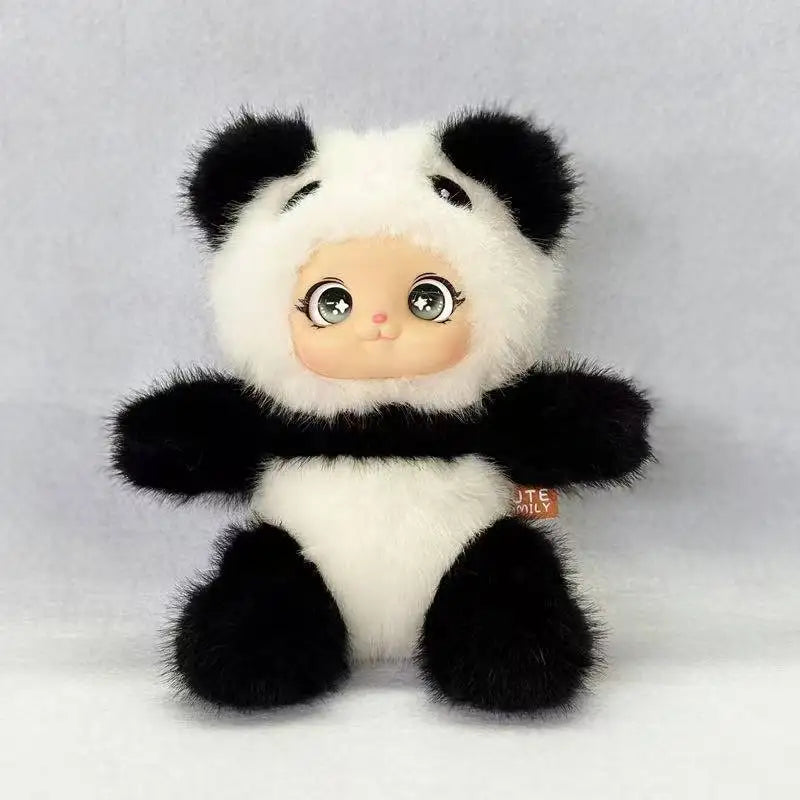 18cm Kawaii Animal Plush Toys – Cute Vinyl Face Rabbit, Bear & Sheep Pendant for Kids, Bag Charm & Gift for Animal Lovers
