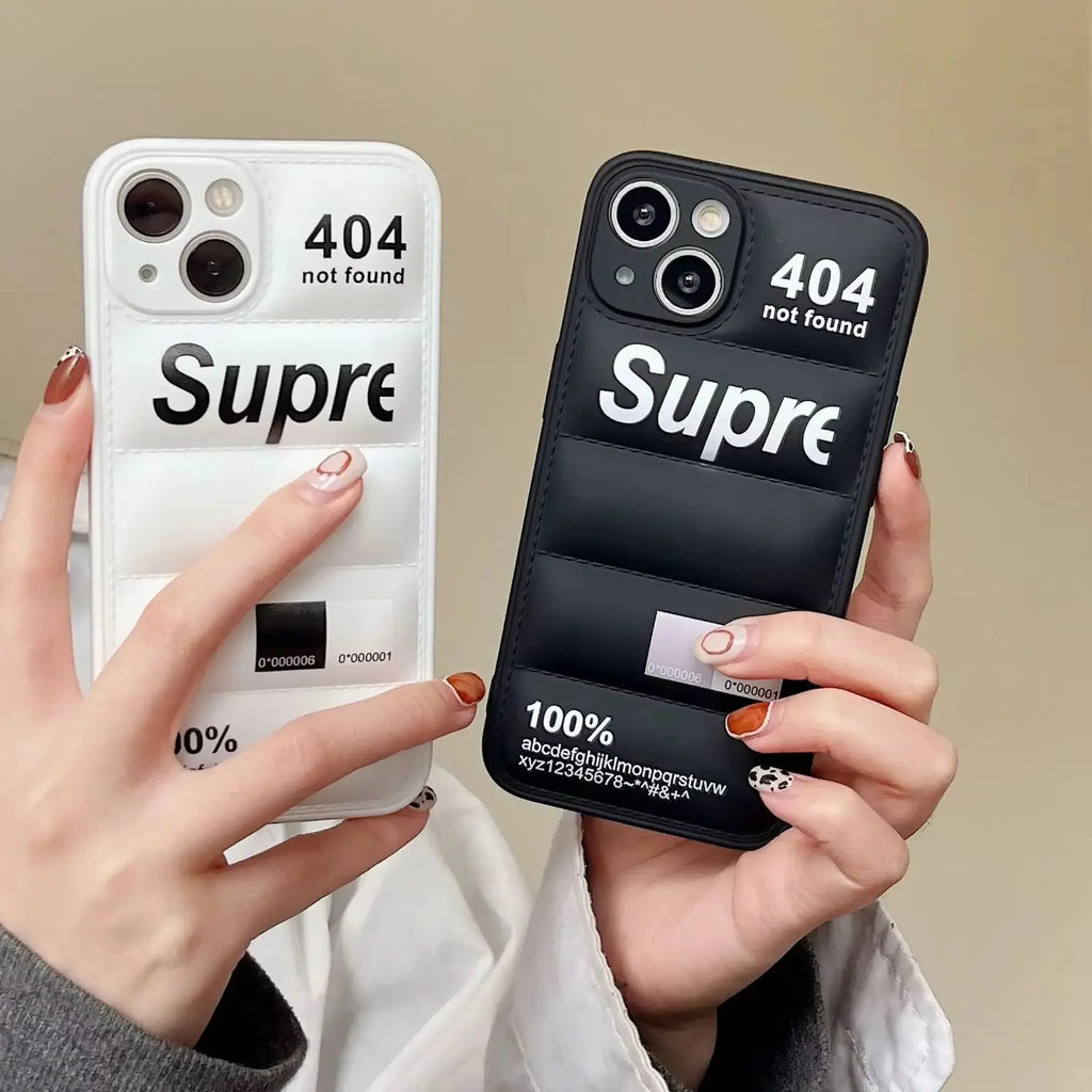 Fashion 3D Jacket Puffer Case for iPhone 16 Pro Max 15 14 13 12 11 XS XR 7 8 Plus Cute Super Shockproof Silicone Phone Cover