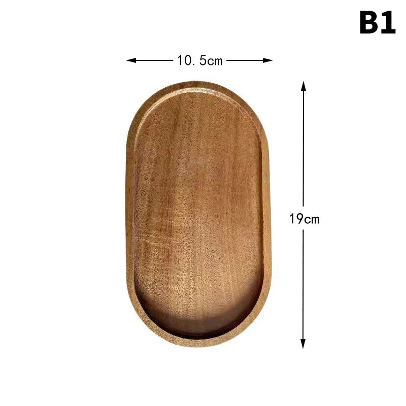Eco-Friendly Wooden Serving Tray – Stylish & Versatile