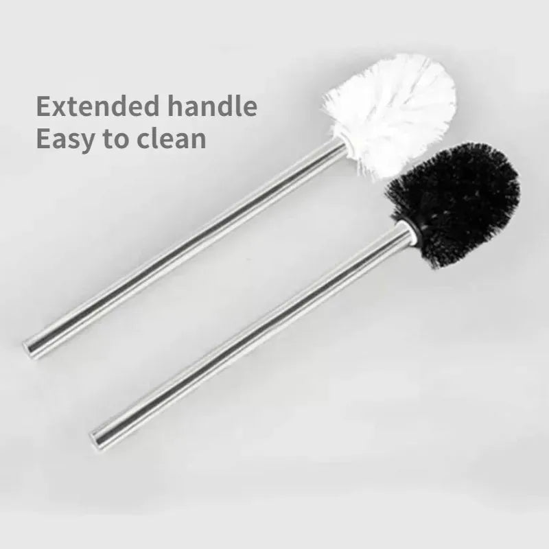 Japanese Minimalist Toilet Brush – Stainless Steel Handle
