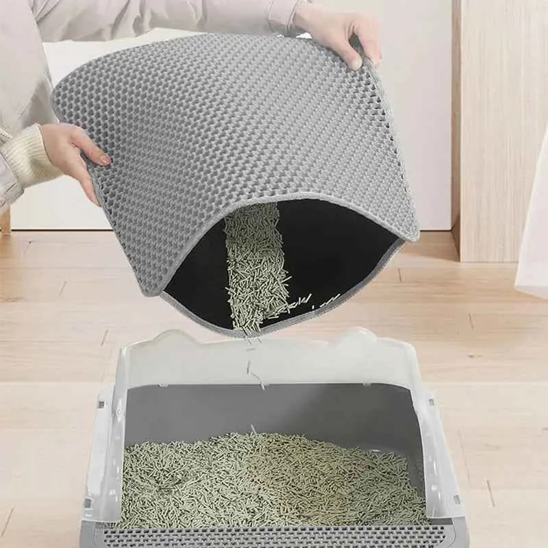 Cat Litter Mat – Waterproof Double Layer For Clean Floors