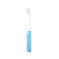 Mini Travel Toothbrush Foldable Portable Small Dental Brush Folding Traveling Adult Toothbrush in Transparent Candy Colors