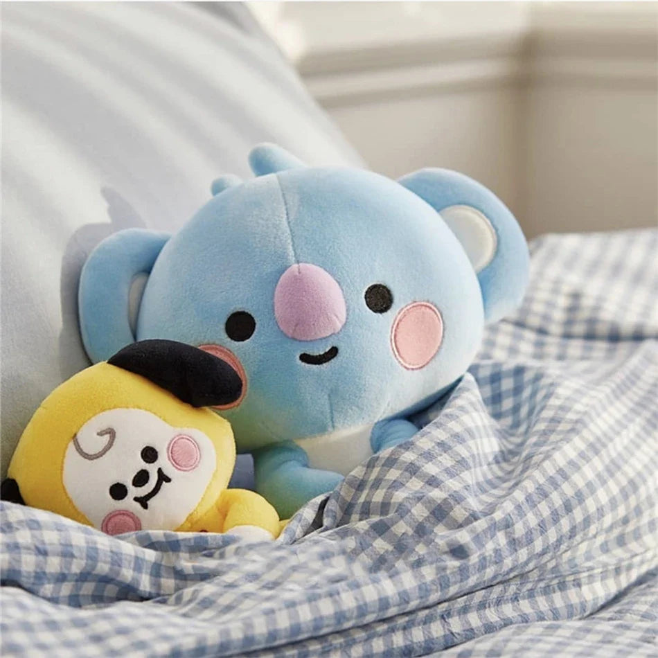 B-T-21 Plush Toy Set – Cute Cartoon Animal Keychain & Backpack Pendant, Soft Stress Relief Toy & Friend Gift