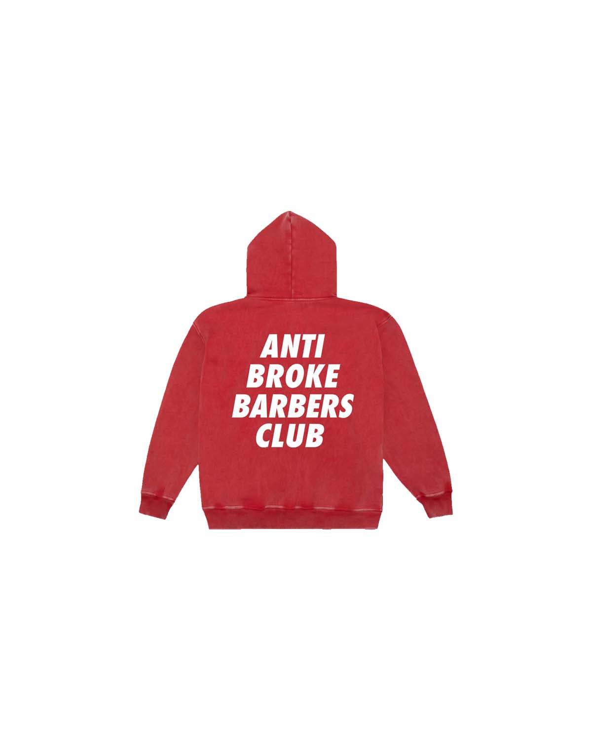Sun Faded Trademark Zip Hoodie - Red