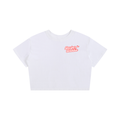 Barber Baddie Cropped Tee - White