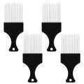 4 PCS Metal Hair Pick, Afro Picks for Men, Metal Afro Pick Combs for Women, Afro Comb Metal Pick, Hair Pick Metal Beard Pick, Metal Picks for Hair Curly Hair Detangling Styling and Lifting Tool