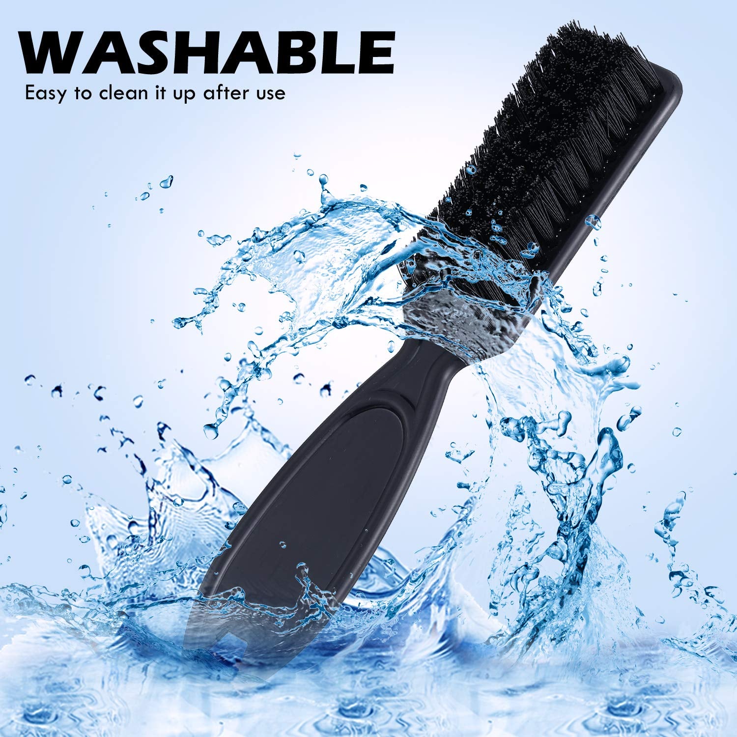 6 Pcs Barber Clipper Cleaning Brush Set, Clipper Cleaning Brushes, Barber Accessory Nylon Trimmer Cleaner, Hair Fade Styling Tool, Duster, Manicure, Mini Lightweight(Vibrant Color Set)