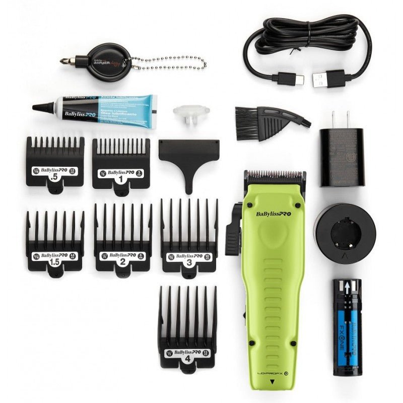 BaBylissPRO FXONE Lo-ProFX Limited Edition Neon Yellow Clipper & Trimmer Combo