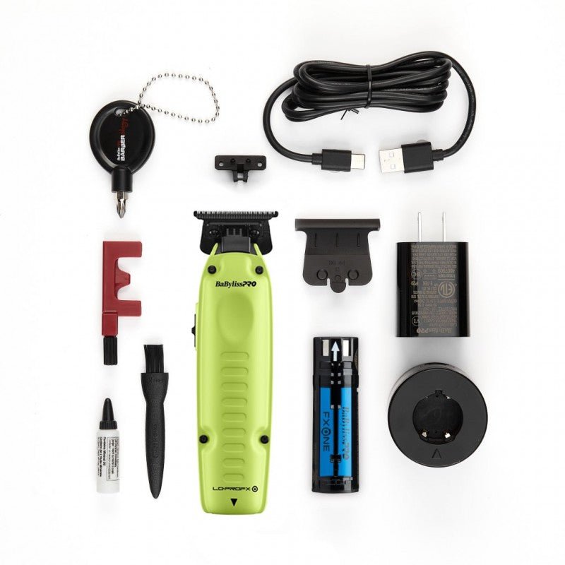 BaBylissPRO FXONE Lo-ProFX Limited Edition Neon Yellow Clipper & Trimmer Combo