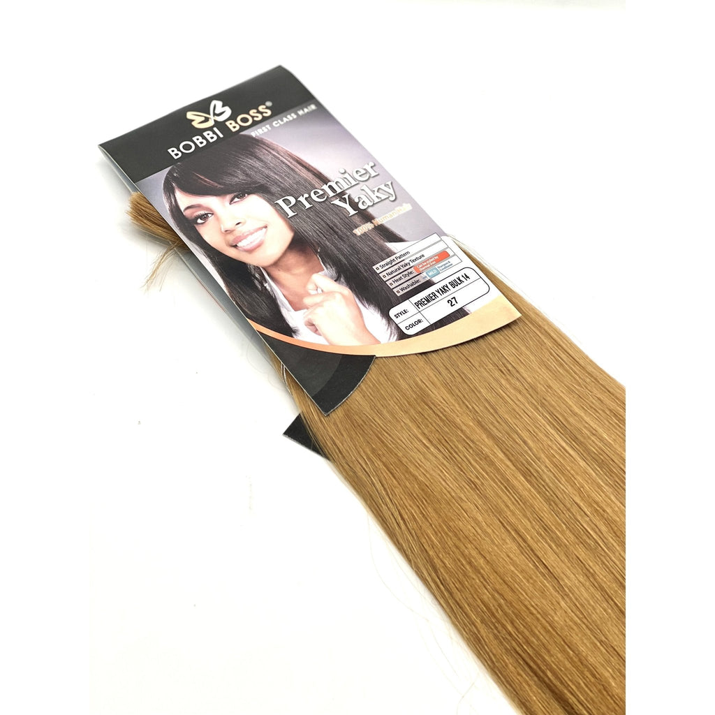 Bobbi Boss 100% Human Hair Premier Yaky Bulk 18" Extensions
