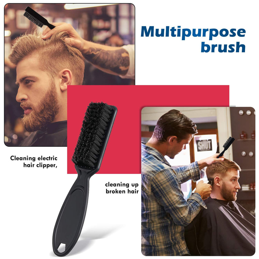 6 Pcs Barber Clipper Cleaning Brush Set, Clipper Cleaning Brushes, Barber Accessory Nylon Trimmer Cleaner, Hair Fade Styling Tool, Duster, Manicure, Mini Lightweight(Vibrant Color Set)