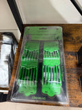 Supreme Trimmer Premium Magnetic Clipper Guards - Acid Green 10-Piece Set