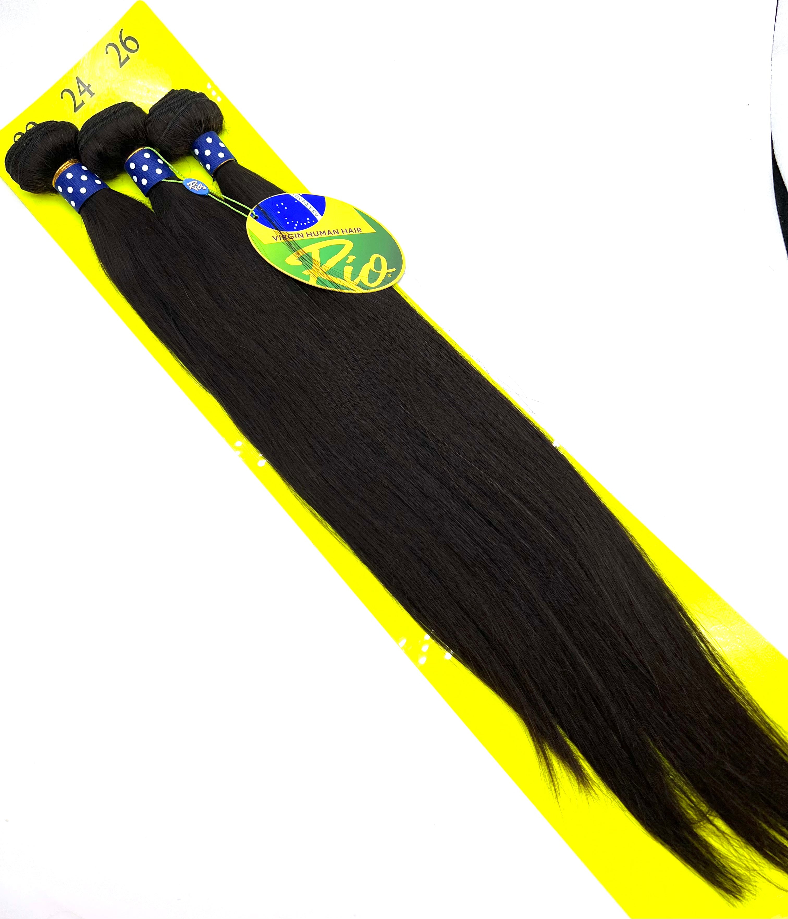 Rio Straight 100% Virgin Remy Human Hair Bundles - Choose Length