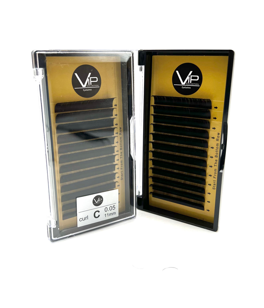 VIP Faux Mink Lash Extension 12 Lines C Curl Mix 0.05mm, Mix & XL Mix