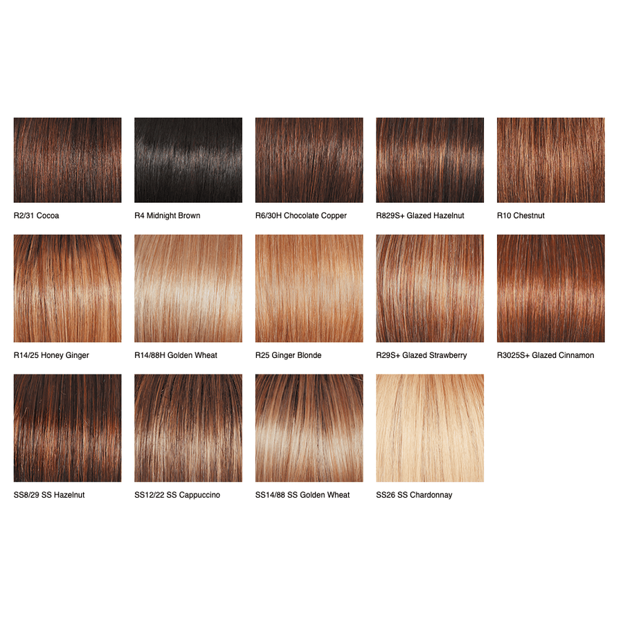 Raquel Welch Indulgence Top Piece Topper 100% Human Hair
