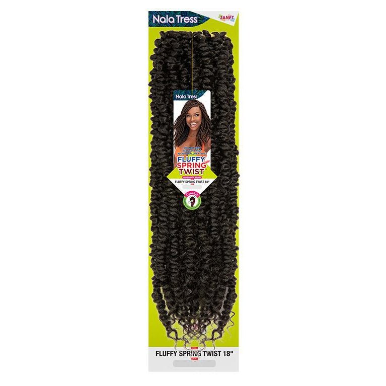Janet Collection Nala Tress Fluffy Spring Twist 18" Hair Extensions