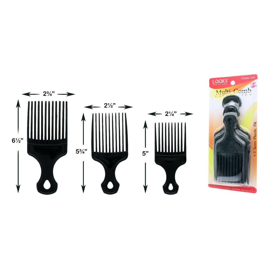 LQQKS Multi-Comb Collection 3-Piece Piks