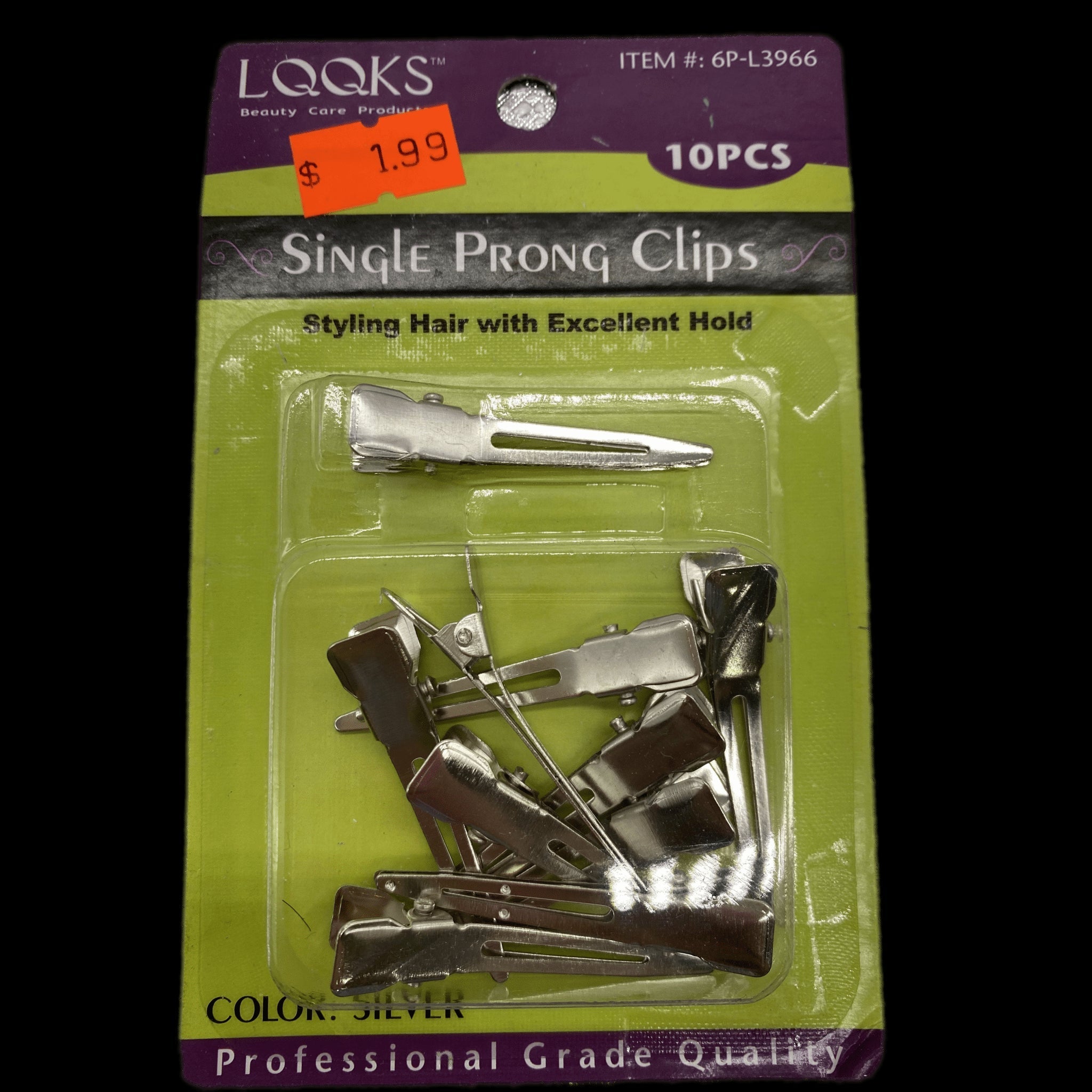 LQQKS Single Prong Clips 10 pcs