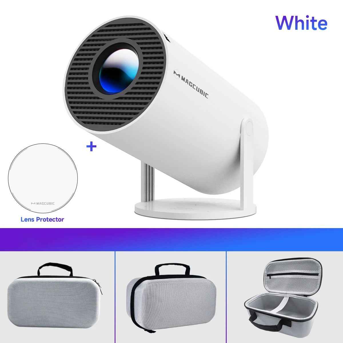 HY300 Pro 4K Projector-Android 11 Dual Wifi6 260ANSI, 1080P 1280*720P Home Cinema Projetor