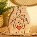 Personalized Wooden Bear Family Decor Gift