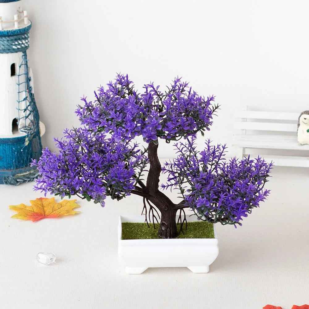 Mini Potted Artificial Bonsai Tree – Zen Home Table Decor