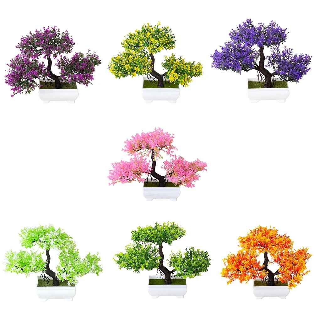 Mini Potted Artificial Bonsai Tree – Zen Home Table Decor