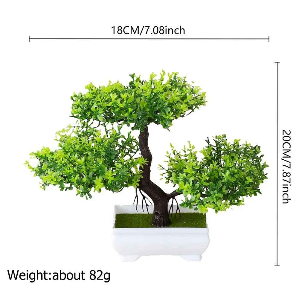 Mini Potted Artificial Bonsai Tree – Zen Home Table Decor