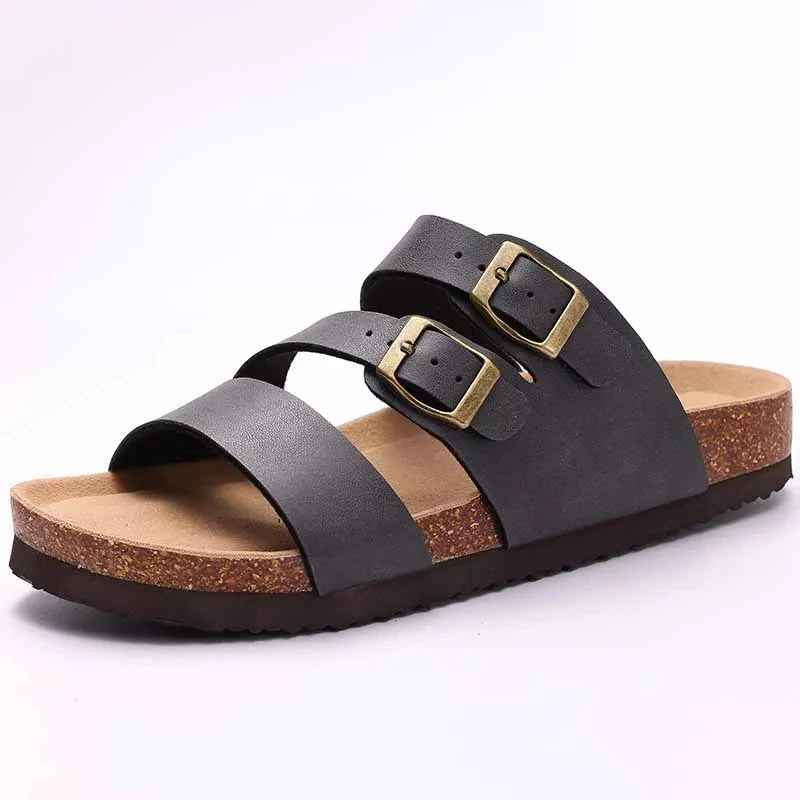 Double Buckle Sandals