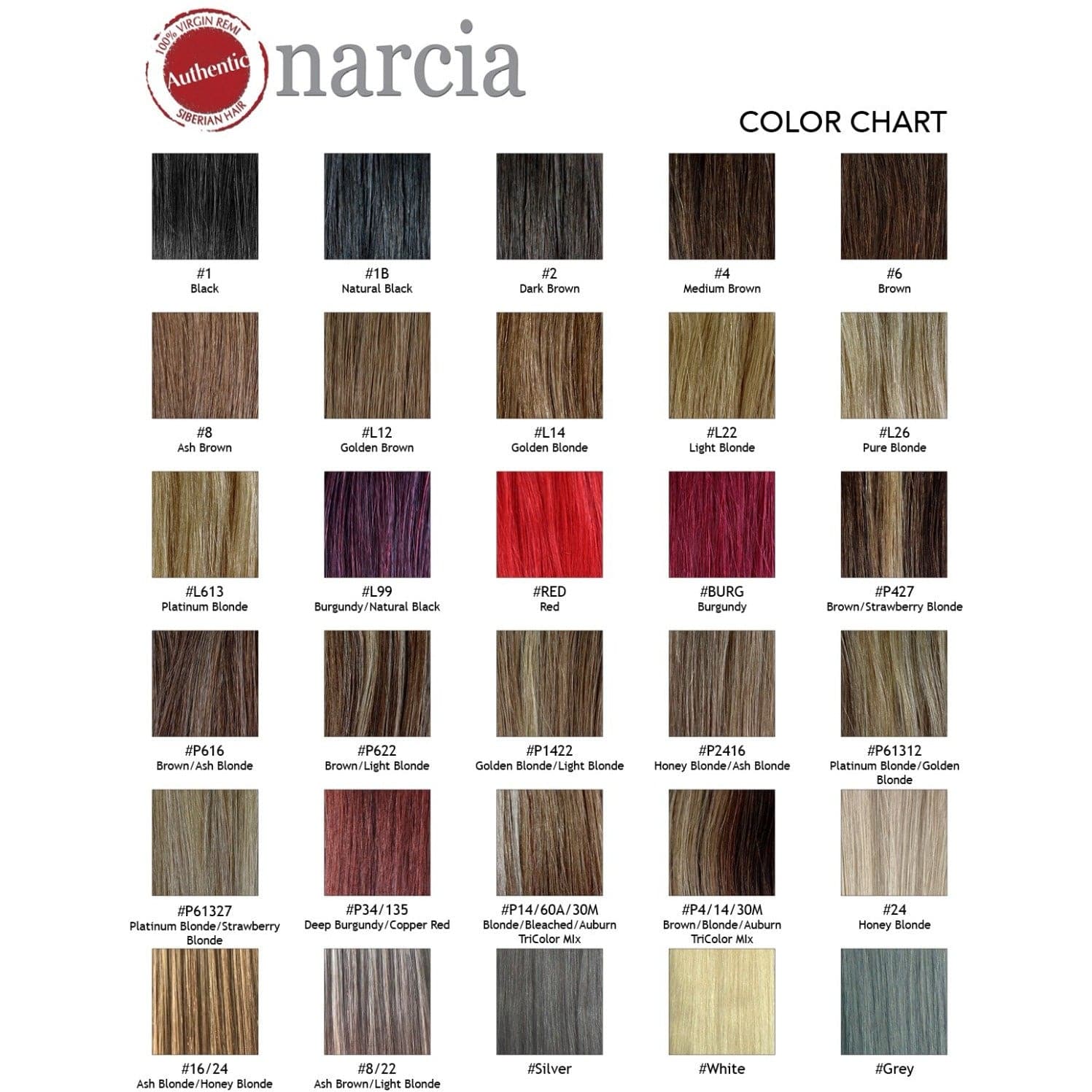 Narcia Remy Siberian - I-Tip - 24"