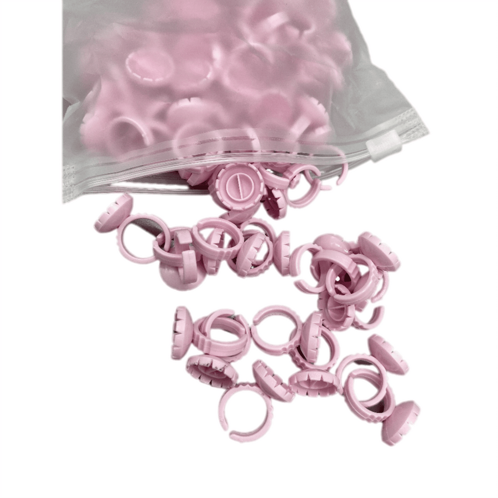 VIP Glue Ring & Easy Fan Cup, Two in One, 100 pcs/Bag