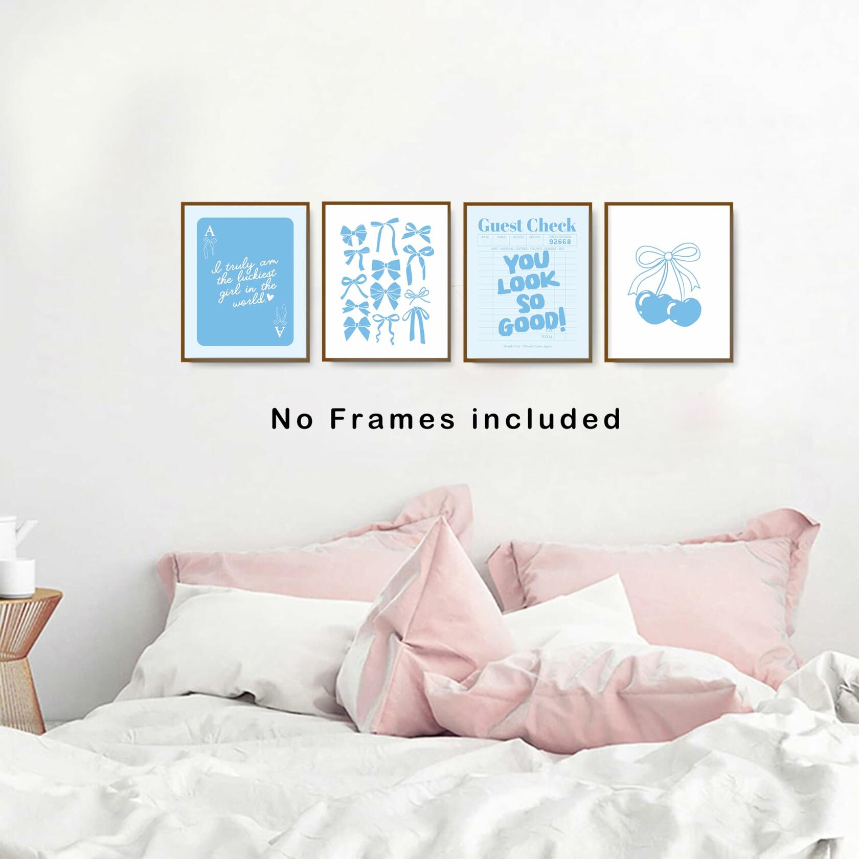 okaxscm Coastal Cowgirl Wall Art Set 4x 8x10 Unframed Posters Dorm Decor