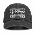 Rybicag 91st Birthday Vintage Hat 1934 for Men Women 91 Year Old Gift