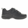 Propét LifeWalker Flex Leather Orthotic Comfort Walking Shoes Black US 6.5 Wide