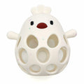 KIAANS Baby Teething Toy Silicone Hollow Chick White BPA Free Sensory Teether