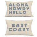okaxscm Coastal Cowgirl Western Pillow Covers 20x12 Set of 2 Lumbar Throw