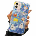 buccilly iPhone 12/12 Pro TPU Shockproof Case Azure Slim Soft Cover