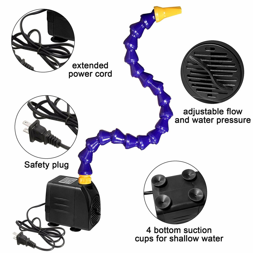 Xxzhiho Summer Water Table Pump Outdoor Game Accessory 2 Plug One Way