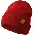 Beanies Cuffed Windproof Warm Knitted Hat Unisex White Size 1